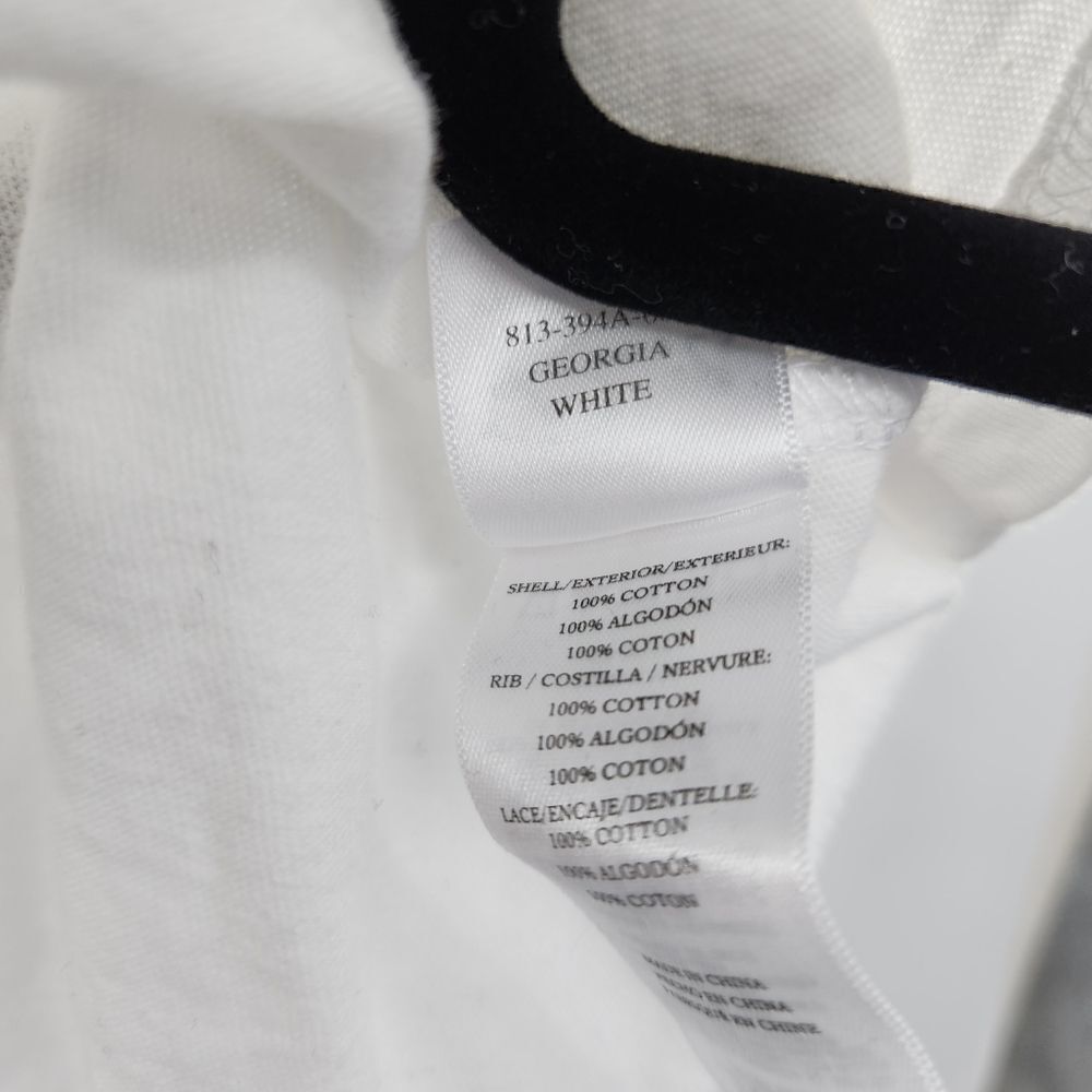 Rails White Tshirtwith Eyelet Flutter Sleeve - image 5